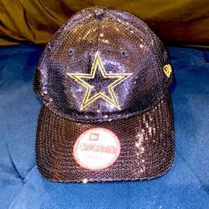Dallas Cowboys sequin New Era Pink hat NWT & stickers VERY rare find!